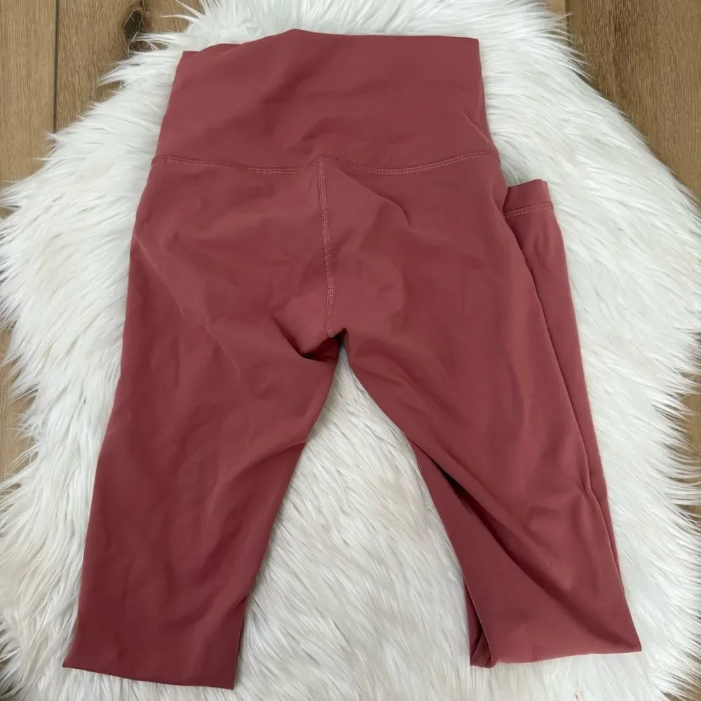 lululemon athletica dusty rose leggings - size 4